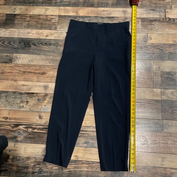 Banana Republic Women's Dark Navy Blue Hayden Trousers Size 12 - Picture 5 of 10